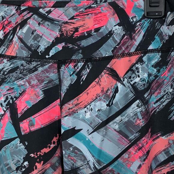 Fabletics Powerhold Mid Rise Printed Leggings Running Tights size Medium - Picture 13 of 13